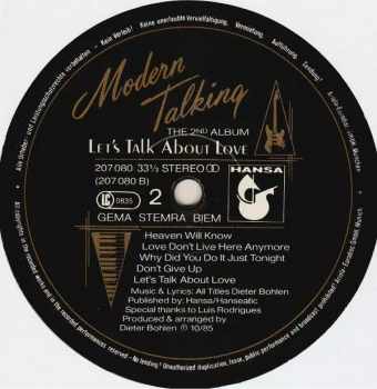 Modern Talking: Let's Talk About Love (The 2nd Album)
