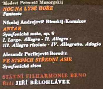 Brno State Philharmonic Orchestra: Noc Na Lysé Hoře • Antar • Ve Stepích Střední Asie