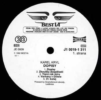 Karel Kryl: Dopisy