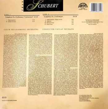 The Czech Philharmonic Orchestra: Symphony No. 8 Unfinished / Symphony No. 3
