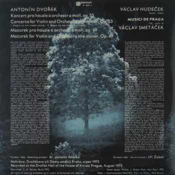 Antonín Dvořák: Koncert Pro Housle A Orchestr A-Moll, Op. 53 - Mazurek Pro Housle A Orchestr E-Moll, Op. 49