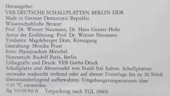 Johann Sebastian Bach: Gott Ist Mein König BWV 71 / Lobe Den Herren BWV 137 / Nun Danket Alle Gott BWV 192 (Kantaten)