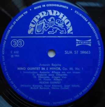 Anton Reicha: Wind Quintets