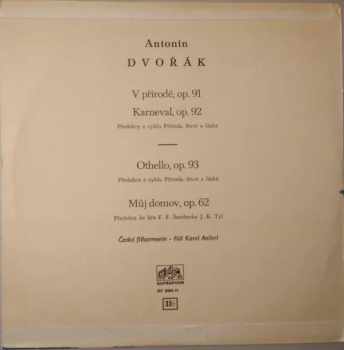 The Czech Philharmonic Orchestra: V Přírodě, Op. 91