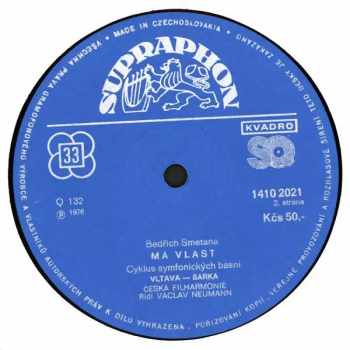 The Czech Philharmonic Orchestra: Má Vlast (2xLP)