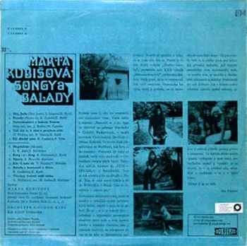 Marta Kubišová: Songy A Balady
