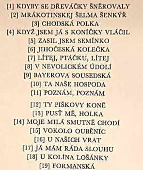 Soubor Čeňka Holase: České Lidové Písně