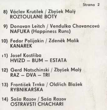 Muzika Bez Kapelníka: Mám Písničky Rád