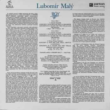 Dvořák Chamber Orchestra: Concertos In C Major / G Major For Two Violas And Orchestra / Strings And Continuo