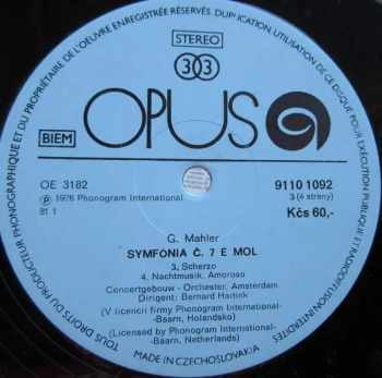 Gustav Mahler: Symphony No. 7