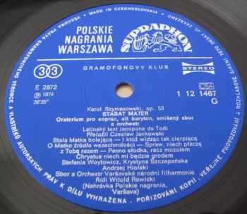 Karol Szymanowski: Stabat Mater / Symfonie Č. 3 "Píseň Noci"