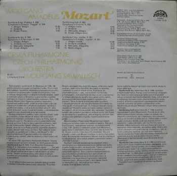 The Czech Philharmonic Orchestra: Symphonies Nos· 38··41 In D Major "Prague" In E Flat Major In G Minor In C Major "Jupiter"  (2xLP)