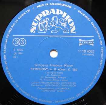 The Czech Philharmonic Orchestra: Symphonies Nos· 38··41 In D Major "Prague" In E Flat Major In G Minor In C Major "Jupiter"  (2xLP)