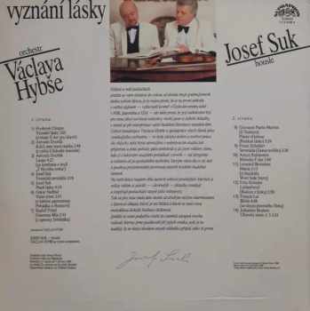 Josef Suk: Vyznání Lásky