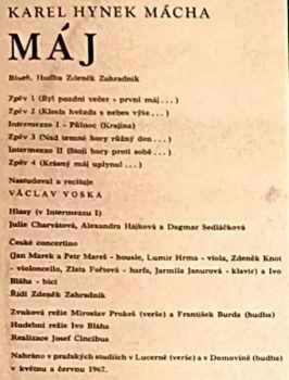 Karel Hynek Mácha: Máj