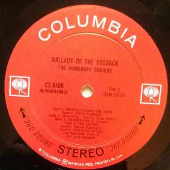 The Romanoff Singers: Ballads Of The Cossack