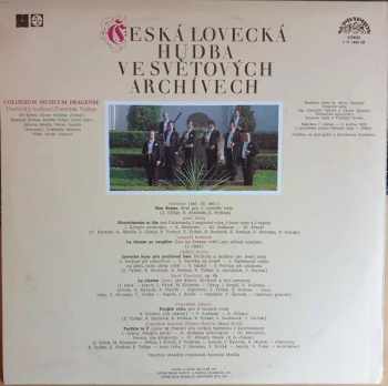 Collegium Musicum Pragense: Česká Lovecká Hudba Ve Světových Archivech