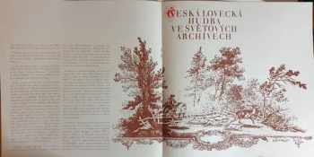 Collegium Musicum Pragense: Česká Lovecká Hudba Ve Světových Archivech