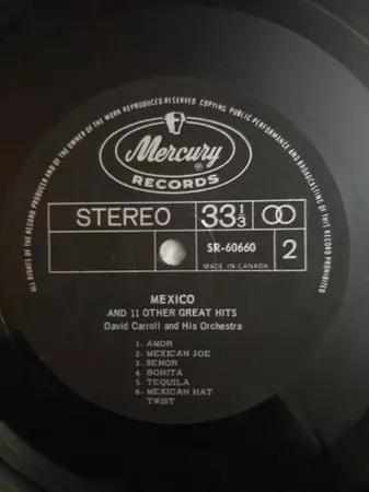 David Carroll & His Orchestra: Mexico And 11 Other Great Hits