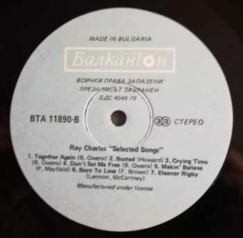Ray Charles: Selected Songs