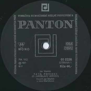 Jan Werich: Táto Povídej 1 + 2 (první a druhý díl = 2xLP)