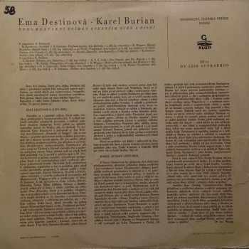 Karel Burian: Dokumentární Snímky Operních Scén A Písní