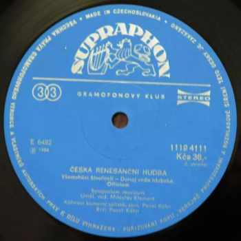 Symposium Musicum: Česká Renesanční Hudba / Czech Renaissance Music (2xLP)