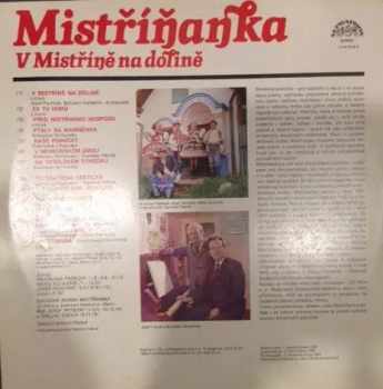 Mistříňanka: V Mistříně Na Dolině 