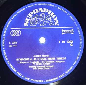 Prague Chamber Orchestra: Symfonie C Dur 92 "Oxfordska" / Symfonie C Dur 48 "Maria Theresia"