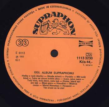 Various: XXII. Album Supraphonu