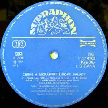 Musica Bohemica: České A Moravské Lidové Balady = Bohemian And Moravian Folk Balads)