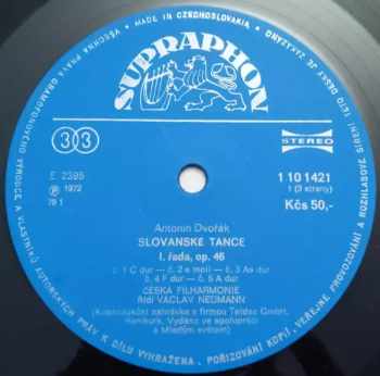 The Czech Philharmonic Orchestra: Slovanské Tance, Česká Suita