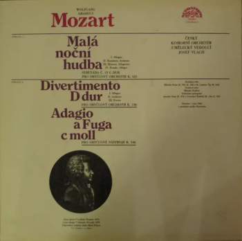 Wolfgang Amadeus Mozart: Malá Noční Hudba / Divertimento D Dur / Adagio A Fuga C Moll