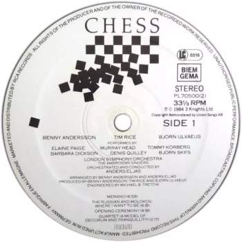 Benny Andersson: Chess