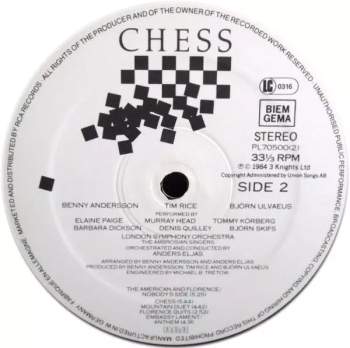 Benny Andersson: Chess
