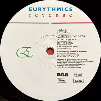 Eurythmics: Revenge