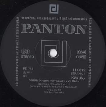 Antonín Dvořák: Pohádka Op. 16 = A Tale / Polednice Op. 108 = The Noonday Witch