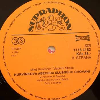 Spejbl & Hurvínek: Abeceda Slušného Chování 2xLP