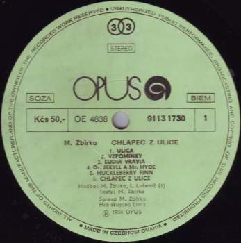 Miroslav Žbirka: Chlapec Z Ulice