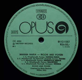 Ricchi E Poveri: Mamma Maria