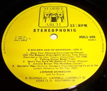 Lonnie Donegan's Skiffle Group: A Golden Age Of Donegan Vol.2