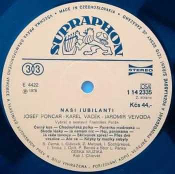Josef Poncar: Naši Jubilanti