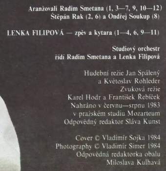 Lenka Filipová: Lenka