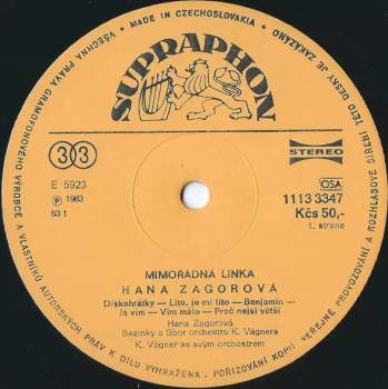Hana Zagorová: Mimořádná Linka
