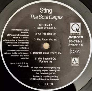Sting: The Soul Cages