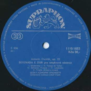 Antonín Dvořák: Serenády