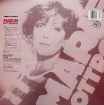 Marie Rottrová: Důvěrnosti