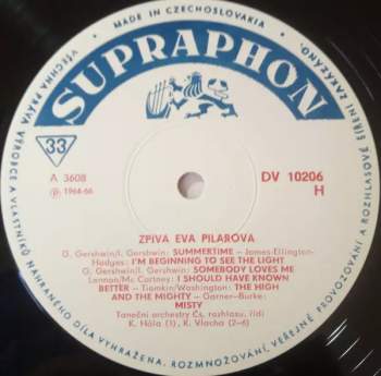 Eva Pilarová: Zpívá Eva Pilarová