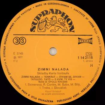 Orchester Karel Valdauf: Zimní Nálada