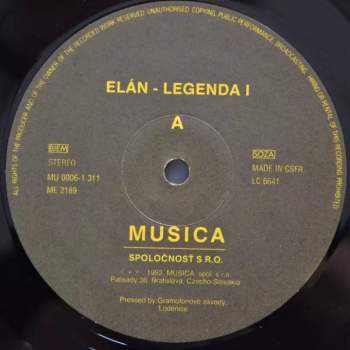 Elán: Legenda 1